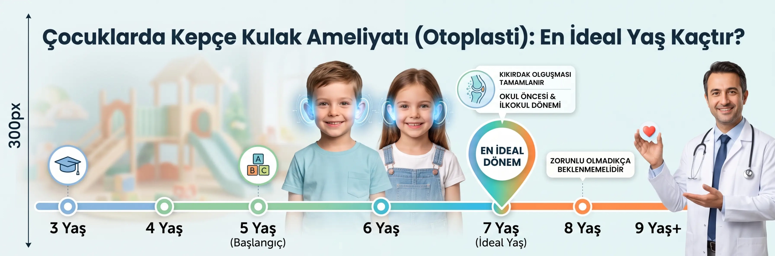 Çocuklarda Kepçe Kulak Ameliyatı